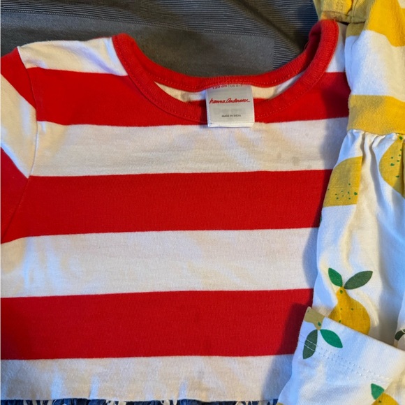 BUNDLE (4) Hanna Andersson Girls Dresses size 6-7 - Picture 2 of 7